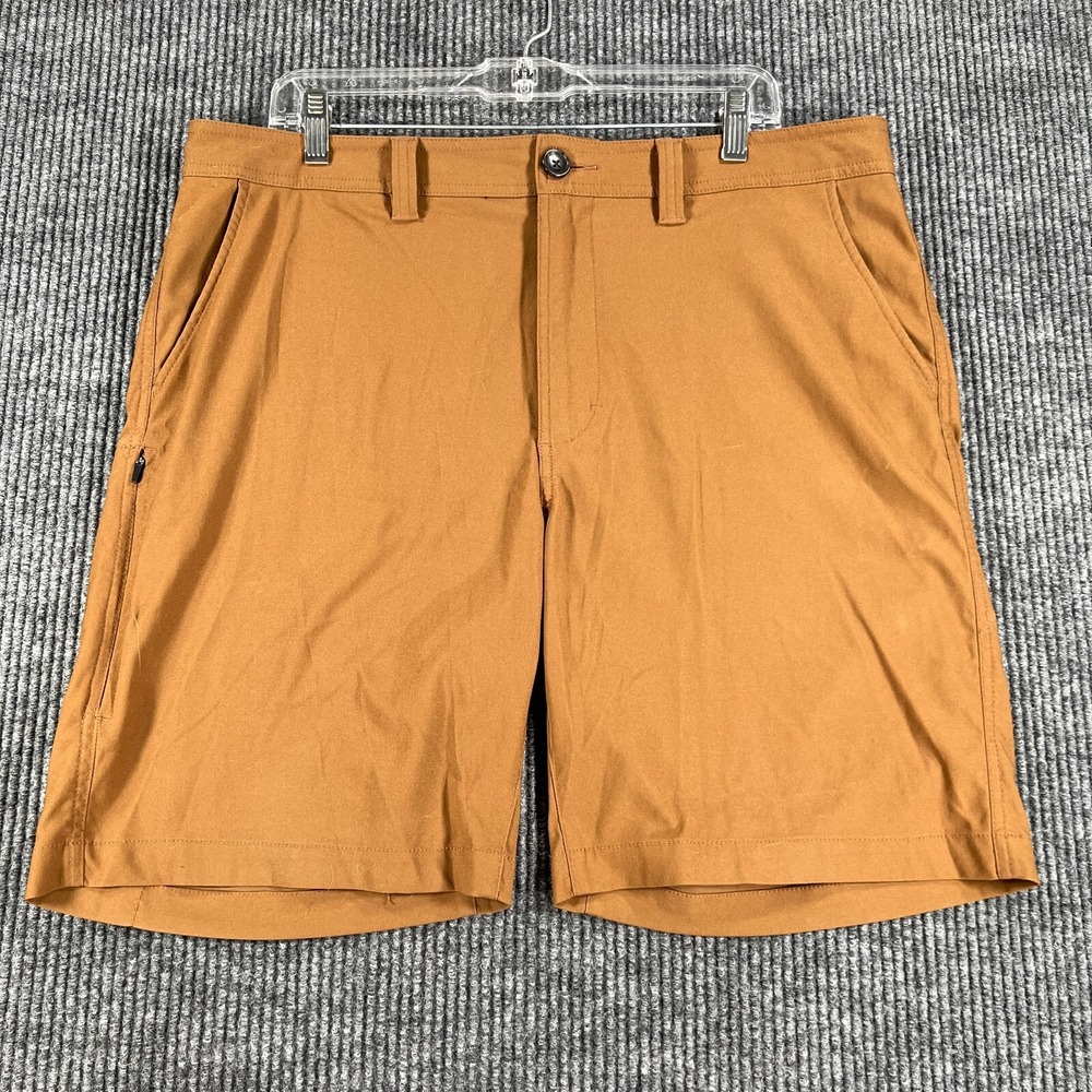 Prana Shorts Mens 36 Brown Chino Casual Outdoor Hiking Walking Lightweight